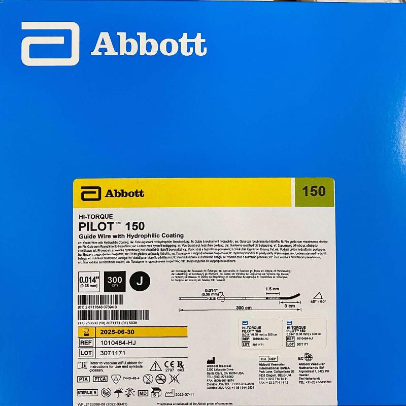 Провідник для ангіопластики HI-TORQUE PILOT 150(Провідник з гідроф.покриттям ), шт